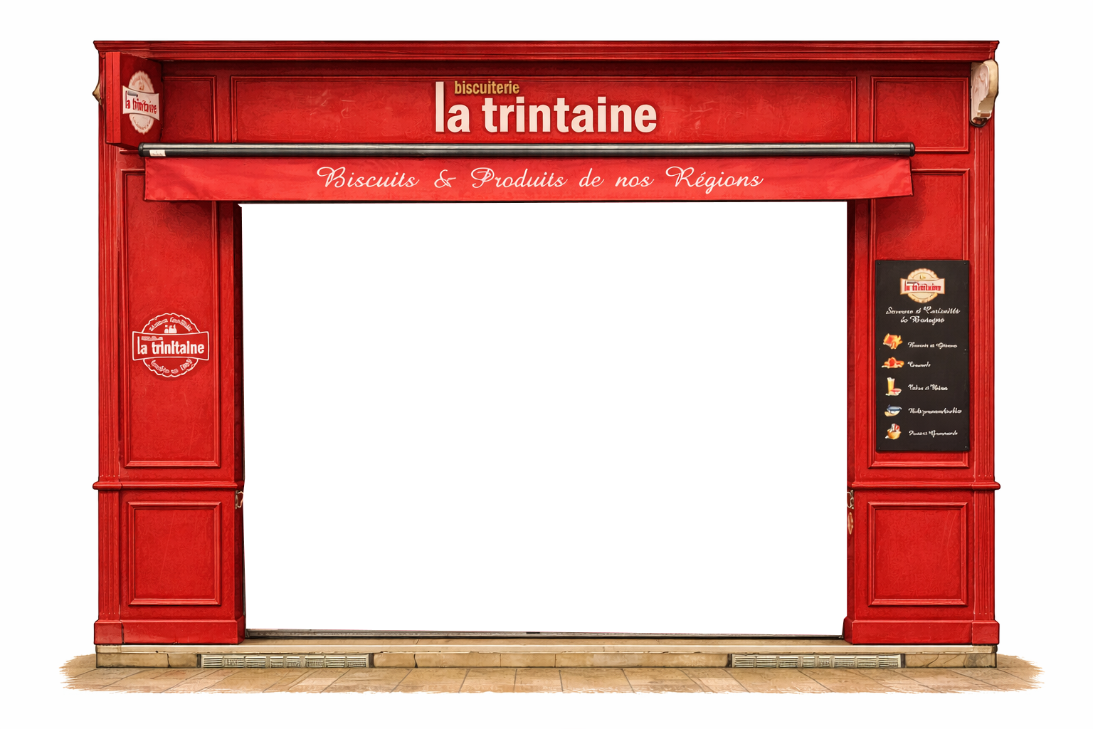 Façade de la Biscuiterie La Trinitaine